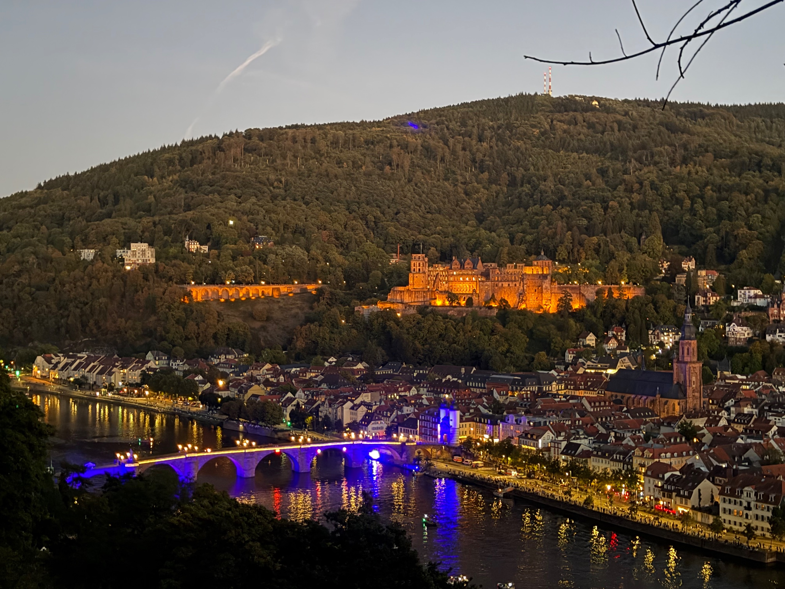 Die legendäre Heidelberger Schlossbeleuchtung 💫💥✨