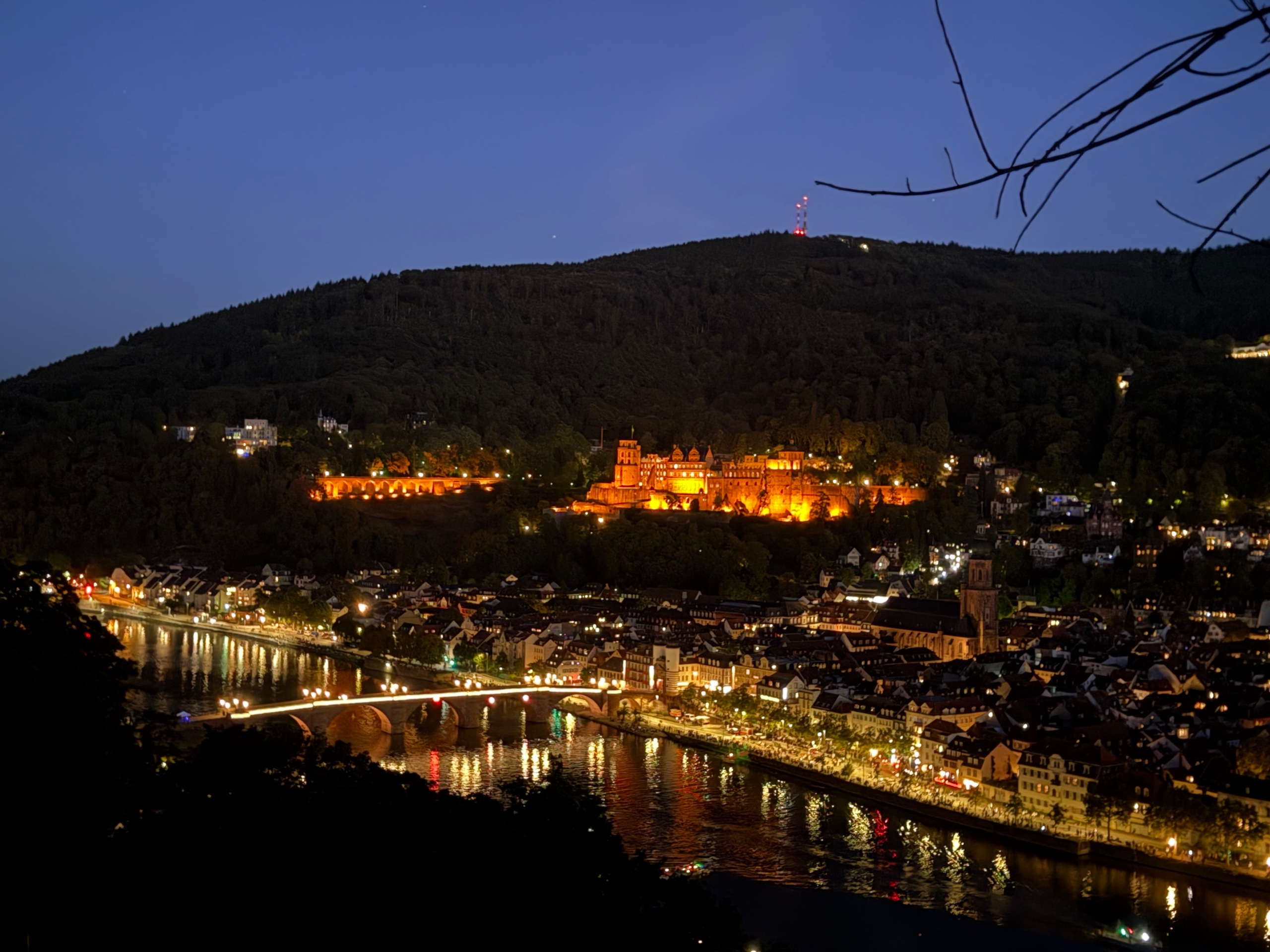 Die legendäre Heidelberger Schlossbeleuchtung 💫💥✨