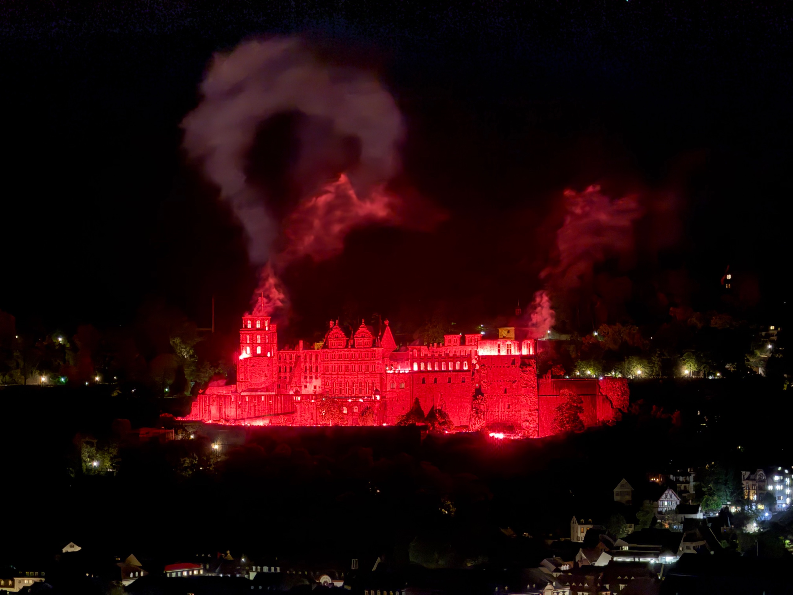 Die legendäre Heidelberger Schlossbeleuchtung 💫💥✨