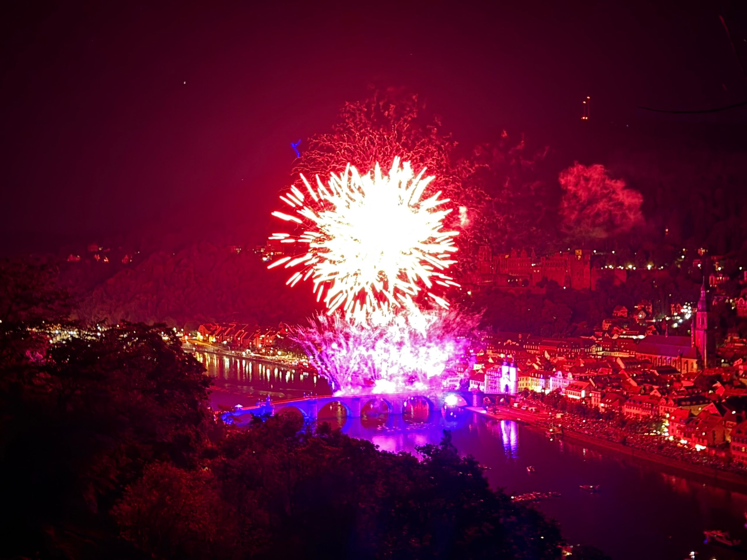 Die legendäre Heidelberger Schlossbeleuchtung 💫💥✨